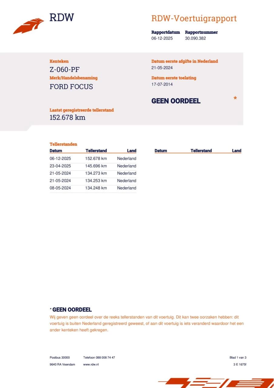 Hoofdafbeelding Ford Focus