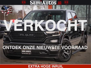 Dodge Ram 1500 LIMITED BLACK OPS | 5.7 V8 402 PK HEMI | MEEST VOLLE EN LUXE UITVOERING | CREW CAB | DUBBELE CABINE DC 5 PERSOONS | CREW CAB 5 PERSOONS | DUBBELE CABINE DC | MEEST ROYALE EN COMFORTABELE BEDRIJFSAUTO | HEAD-UP | LUCHTVERING | RONDOM CAMERA | MWK KLEP | PANORAMA DAK |