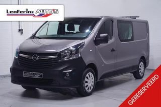Opel Vivaro 1.6 CDTI 120 pk L2 Dubbel Cabine Airco Trekhaak, Apple Carplay, Cruise control, 6-Zits