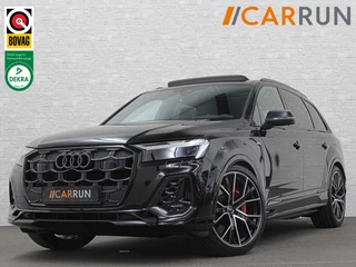Hoofdafbeelding Audi Q7 Audi Q7 60e 489pk S Competition RS-Seats | Carbon in/exterieur | B&O | Panorama | 360 Camera | Soft-Close | Head-Up | ACC | Matrix-LED | Keyless-Entry |  Lane & Side assist | Stuurwielverwarming | Alarm | 22" Audi Sport | Leder op Dashboard | Rijklaarprijs en fabrieksgarantie.