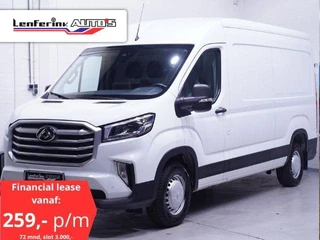 Hoofdafbeelding Maxus Deliver9 Maxus Deliver 9 2.0 CIT 148 pk L3H2 Airco, Trekgewicht 2.800 kg Apple Carplay, Cruise control, Camera, PDC V+A, 3-Zits