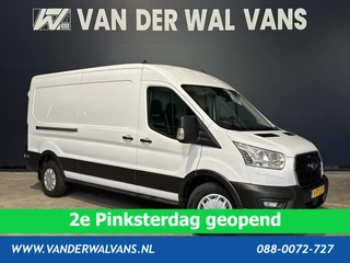 Ford Transit 2.0 TDCI 130 pk L3H2 Euro6 Airco | Camera | Navigatie | Android Auto | Cruisecontrol | Parkeersensoren Stoelverwarming, Verwarmde voorruit, Elektrisch verstelbare bestuurdersstoel, Bijrijdersbank