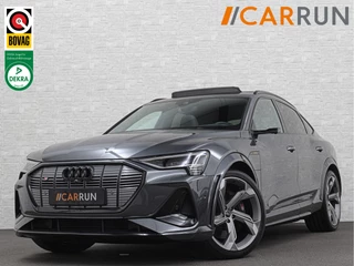 Hoofdafbeelding Audi e-tron Audi e-tron Sportback S 504pk | RS-Stoelen | Panorama | 360 Camera | Valcona Leder | ACC | B&O Sound | Luchtvering | Soft-Close | Camera Spiegels | Nachtzicht | Keyless-Entry | Head-Up | 4-Zone Clima | Stoelverwarming V+A | Sfeerverlichting | Memory | Carplay |