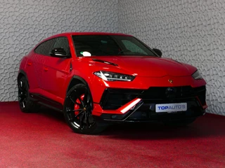 Hoofdafbeelding Lamborghini Urus Lamborghini Urus S 4.0 V8 S 666 PK BTW ALLE OPTIES B&O CARBON PACK PANO 23'' KERAMISCH PPF MASSAGE STOELVENTILATIE STOEL/STUUR VERW BLACK PACK CARBON MOTORKAP