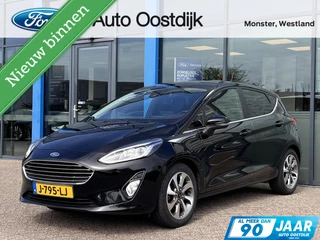Ford Fiesta 1.0 EcoBoost Titanium 100PK Cruise Navi Parkeersensoren Achter B&O Carplay Climate Privacy Glass *Sportief*