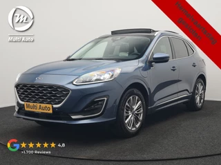 Ford Kuga 2.5 Vignale PHEV 225pk Dealer O.H. | Trekhaak Af Fabriek | Panodak | Adaptive Cruise | 360 Camera | Head Up | Bang & Olufsen | Lederen Sportstoelen Memory & Verwarmd | Stuur Verwarmd | Keyless | Blis | DAB |