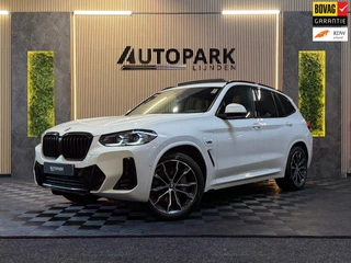 BMW X3 XDrive30e High Executive M-SPORT|PANO|HuD|LASER|CARPLAY|TREKHAAK|SFEERVERLICHTING|STUURVERWARMING|PLUG IN HYBRIDE|292PK