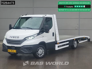 Iveco Daily 35S18 3.0L Automaat Autotransporter 2025model LED ACC Luchtvering Lier Zwaailamp Oprijwagen Cartransporter Airco Trekhaak