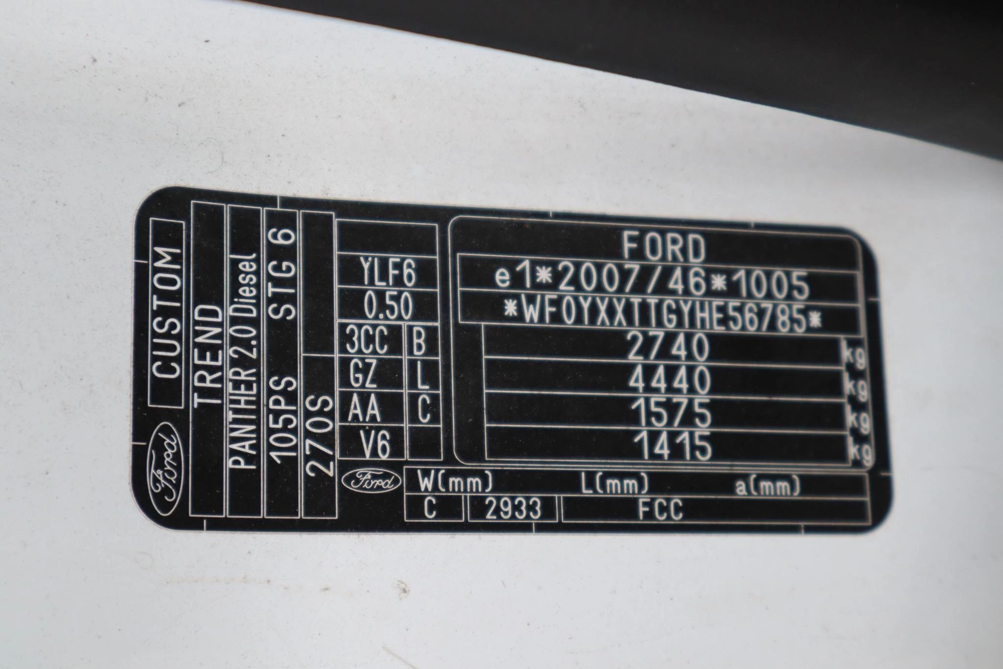 Hoofdafbeelding Ford Transit Custom