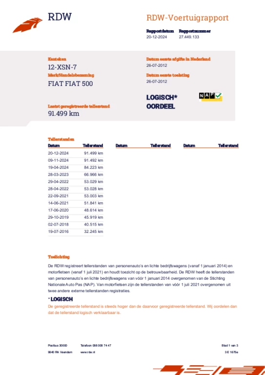 Hoofdafbeelding Fiat 500C