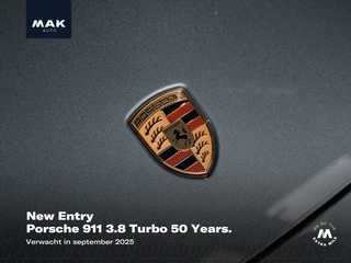 Porsche 911 3.8 Turbo 50 Years, Heritage Design, 21", pano, Burmester, schuifdak, alcantara, memory, keyless, ACC, NP404k