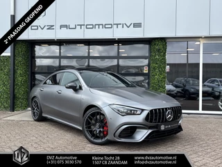 Mercedes-Benz CLA AMG 45 4MATIC+ Premium Plus | Pano | Schaalstoelen | Burmester | Mountain Grey Magno