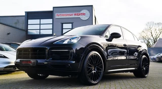 Porsche Cayenne Coupé 3.0 E-Hybrid Platinum Edition | Sport Design | Massage | Adaptieve cruise | Dealer onderhouden | 22 inch |