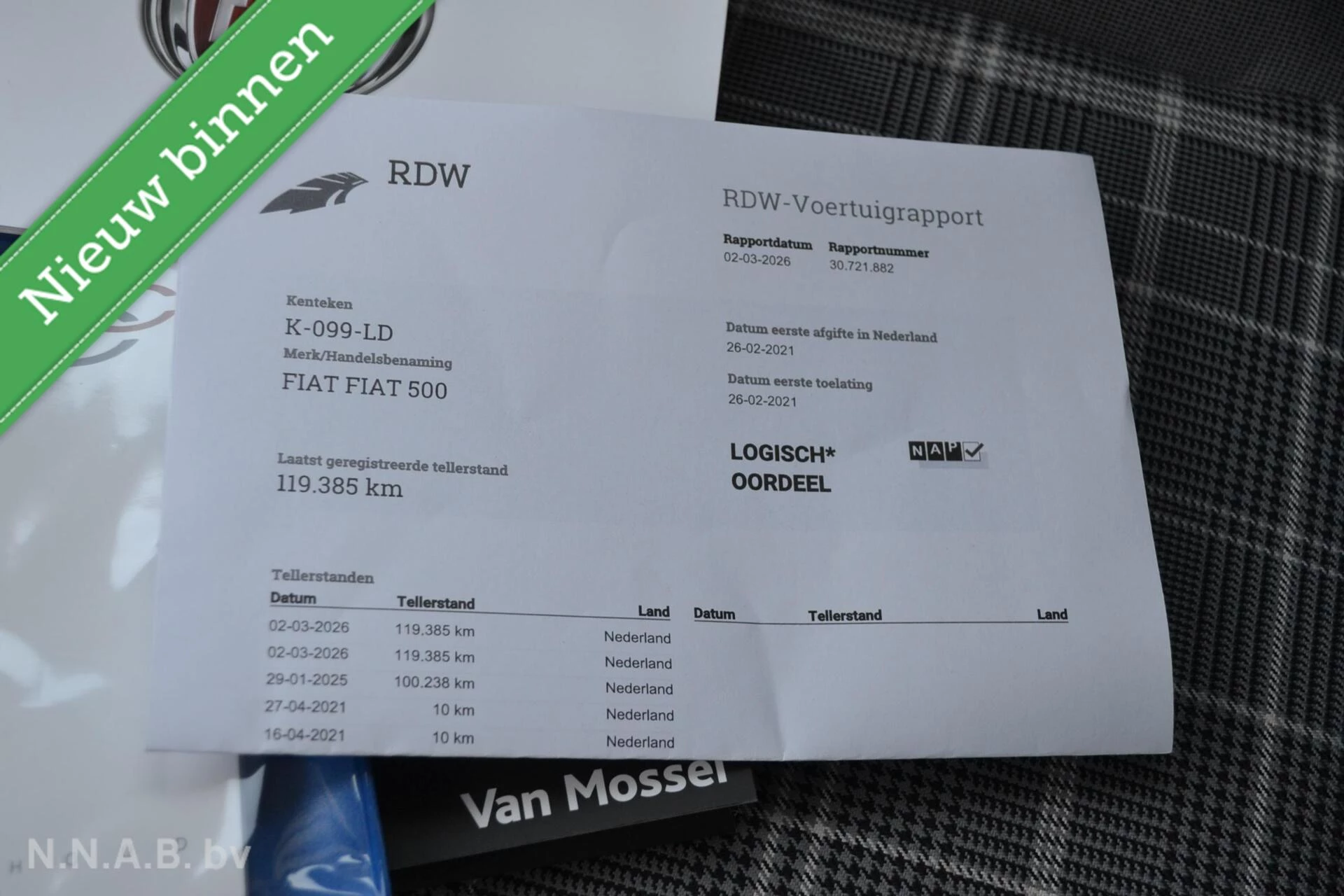 Hoofdafbeelding Fiat 500