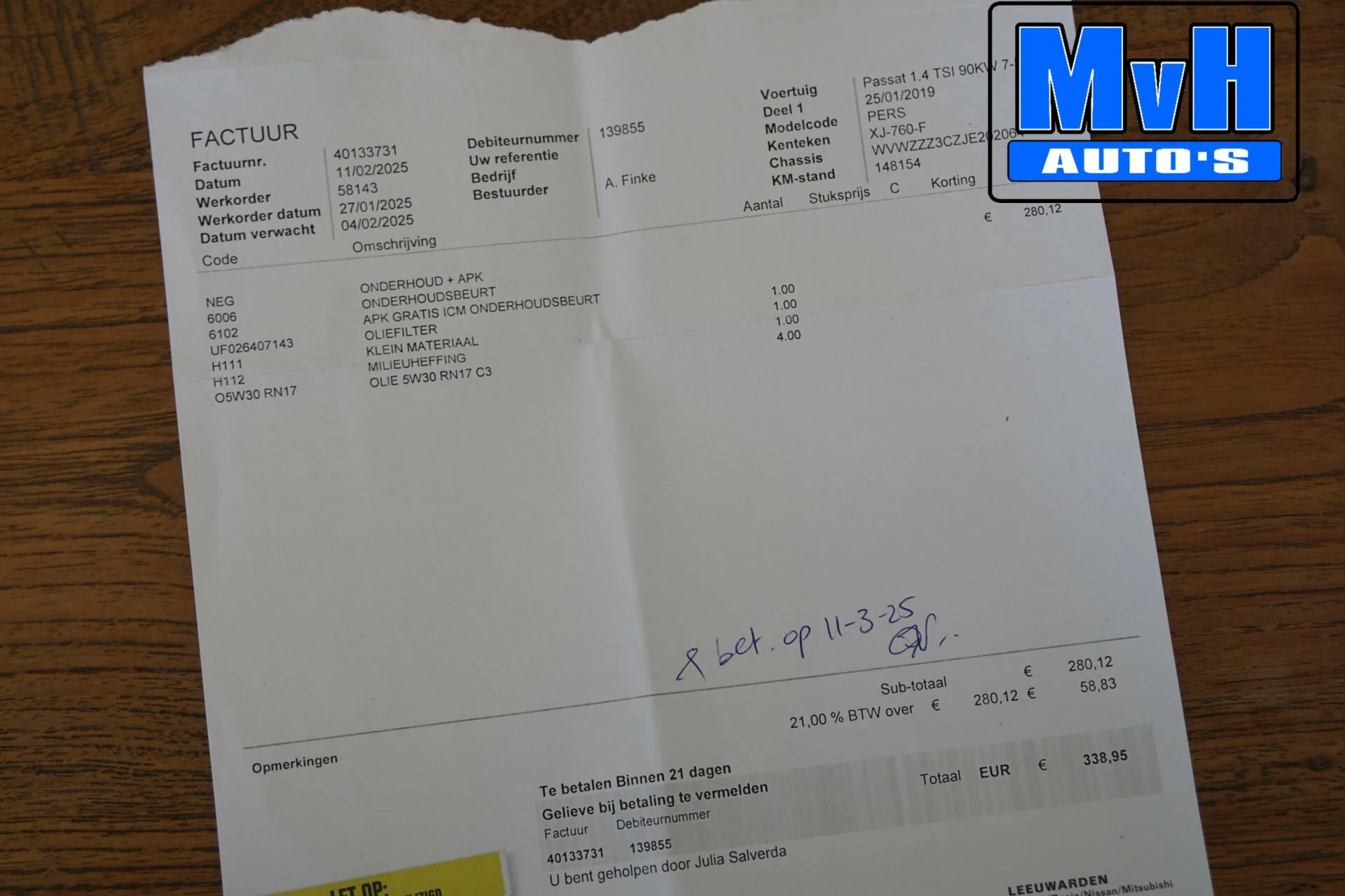 Hoofdafbeelding Volkswagen Passat