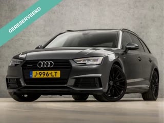 Audi A4 Avant 2.0 TFSI quattro S-Line Sport 252Pk Automaat (APPLE CARPLAY, GROOT NAVI, VIRTUAL COCKPIT, NAPPA LEDER, ELEK SPORTSTOELEN, MATRIX LED, CAMERA, STOELVERWARMING, SFEERVERLICHTING, LEDER, GETINT GLAS, NIEUWSTAAT)