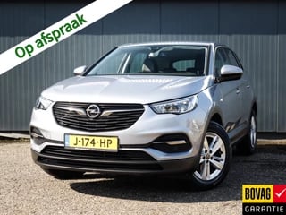 Opel Grandland X 1.2 Turbo Edition 1e-Eig, Opel-Dealer-Onderh, 12-Mnd-BOVAG, NL-Auto, Navigatie/Apple-Carplay/Android-Auto, Cruisecontrol, Parkeersensoren-V+A, Licht-Zicht-Pakket, DAB, Sportstoelen, Lm-Velgen-17Inch, Privacy-Glas