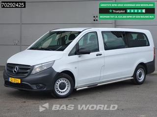 Mercedes Vito 109 Personenvervoer 8-Persoons L3H1 Airco APK 01-2026 Euro6 TV Taxi Kombi Passenger Transport Tourer L3 Long Airco