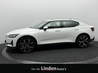 Polestar 2 Long Range Dual Motor Launch Edition Performance Pack 78kWh SOH 93,3% | Trekhaak | 360° Camera | Panoramadak | Harman/Kardon