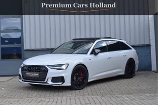 Audi A6 Avant 55 TFSI e Quattro 367 Pk Pano Carbon Memory Matrix Leder/Alcantara Keyless Camera ACC 20 inch S6 Black Ed