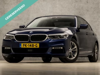 BMW 5 Serie 530e High Executive M Sport Automaat 252Pk (GROOT NAVI, 360 CAMERA, SFEERVERLICHTING, BOWERS&WILKINS, COGNAC LEDER, MEMORY SEATS, STOELVERWARMING, NIEUWE APK, NIEUWSTAAT)
