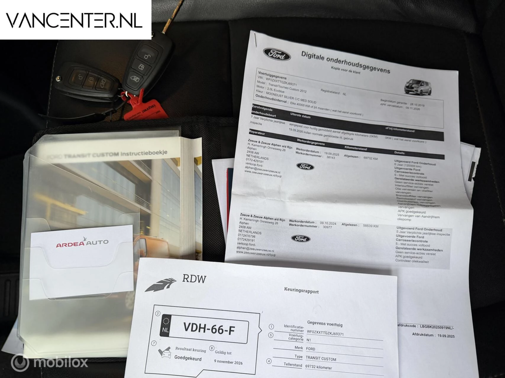 Hoofdafbeelding Ford Transit Custom