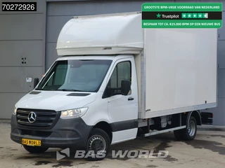 Mercedes Sprinter 514 CDI Dubbellucht Bakwagen Achterdeuren Airco Cruise Meubelbak Koffer 21m3 Airco Cruise control