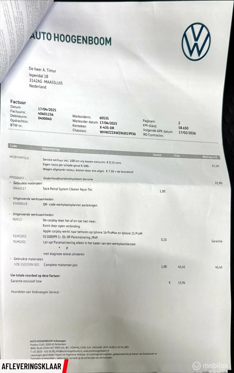 Hoofdafbeelding Volkswagen Polo