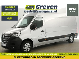 Renault Master T35 2.3 dCi 135 L3H2 BPM Vrij | Airco Cruise Camera Navigatie PDC 3 Persoons LED Trekhaak