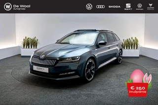 Skoda Superb Combi 1.4 TSI 218pk DSG iV Sportline Business | SoH 100% |  Panoramadak, Trekhaak Zwenkbaar, 360° Camera |