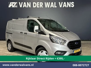 Ford Transit Custom 2.0 TDCI 130pk Automaat L1H1 Euro6 *Rijklaar Direct Rijden* Airco | LED | Apple Carplay | Cruisecontrol | Trekhaak Parkeersensoren, Stoelverwarming, Verwarmde voorruit, Dakdragers