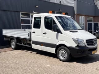 Mercedes-Benz Sprinter 314 2.2 CDI 432 DC Airco Cruise controle Trekhaak 3500kg trekgewicht 6-Persoons open laadbak Pick-up Euro 6  P-up bakwagen