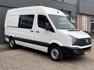 Volkswagen Crafter 35 2.0 TDI L2H2 Kast Inrichting Trekhaak 3500kg Omvormer Standkachel Airco Cruise controle Werkplaats Lang hoog Sortimo inrichting 1e eigenaar Dealer onderhouden Euro 6 Servicewagen Victron omvormer