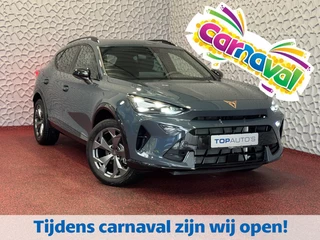 CUPRA Formentor 1.5 TSI 150 PK BENZINE CAMERA STOEL/STUUR ELEK.KLEP VERW. LED LEER CARPLAY ZWARTE.HEMEL 08/2024