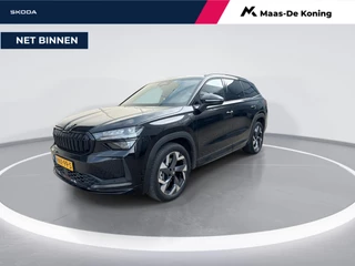 Skoda Kodiaq 1.5 TSI PHEV Sportline Business · Camera · Inklap. Trekhaak · Canton Audio · Matrix LED · Elek. Voorstoelen met geheugen · Side Assist · Keyless · Garantie t/m 15-05-2029 of 100.000