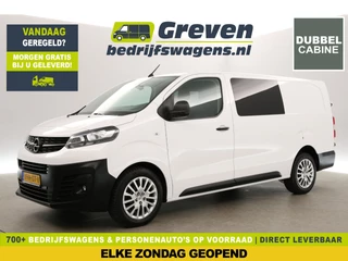 Opel Vivaro 2.0 CDTI L3H1 | Dubbele Cabine | 6 Persoons | Airco Cruise Carplay Camera Trekhaak Navi PDC 