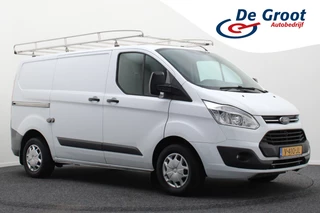 Ford Transit Custom 270 2.0 TDCI L1H1 Trend 3-Zits, Airco, Verwarmde Voorruit, Cruise, Bluetooth, Imperiaal, Trekhaak