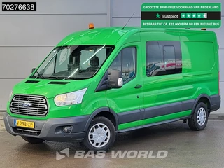 Ford Transit 130pk Dubbel Cabine L3H2 Navi Camera Parkeersensoren 7m3 Airco Dubbel cabine Trekhaak Cruise control