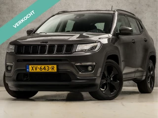 Jeep Compass 1.4 MultiAir Night Eagle 141Pk (APPLE CARPLAY, NAVIGATIE, CAMERA, TREKHAAK, LEDER, SPORTSTOELEN, PARKEERSENSOREN, KEYLESS, NIEUWE APK, NIEUWSTAAT)
