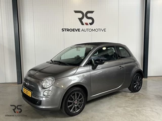 Fiat 500 C 1.2 Lounge | Navi | Clima | PDC | Cabrio | 15" | Leder | Leuke auto!! |