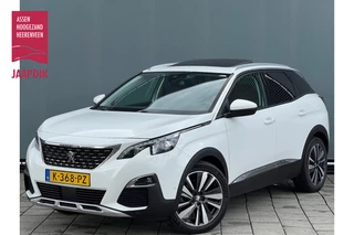 Peugeot 3008 BWJ 2021 | 1.2T 131PK Premium Av. AUTOMAAT | TREKHAAK | PANO SCHUIFDAK | 19'' LMV | CARPLAY | NAVI | CLIMA | AGR | LEDER/STOF | PDC | STOELVERW |