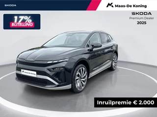 Hoofdafbeelding Škoda Enyaq iV Škoda Enyaq iv Business Edition Elektromotor 210 kW / 286 PK SUV | 21'' lichtmetalen Velgen | Metallic Lak | Lounge interieur | 2000,- inruilvoordeel!!