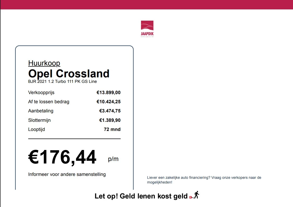 Hoofdafbeelding Opel Crossland