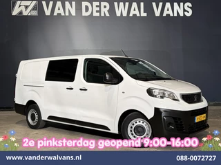 Peugeot Expert 2.0 BlueHDI 123pk L3H1 Dubbele Cabine Euro6 Airco | 5-Zits | Navigatie | 2500kg Trekhaak Cruisecontrol, Parkeersensoren