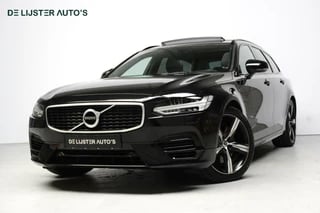 Hoofdafbeelding Volvo V90 Volvo V90 2.0 T8 AWD R-Design 392 PK |PANORAMADAK, CARPLAY, ACC, HEAD UP, CAMERA, MEMORY, LED, PDC, TREKHAAK, ELKTR. KLEP|