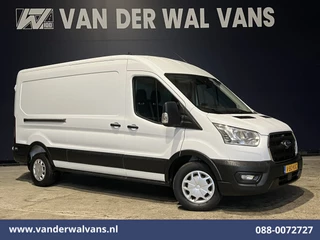 Ford Transit 2.0 TDCI 131pk L3H2 Euro6 ** Airco | Camera | Navigatie | Apple Carplay | Cruisecontrol Android Auto, Verwarmde voorruit, Stoelverwarming, Parkeersensoren, Bijrijdersbank