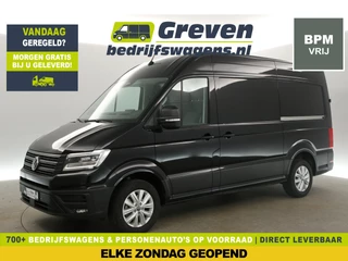 Volkswagen Crafter 2.0 TDI DSG HIGHLINE EXCLUSIVE L3H3 | FACELIFT MODEL | BPM VRIJ | NIEUW 3000KG TREKHAAK VIRTUAL 2XSCHUIFDEUR ADAPTIVE CRUISE LED 140PK CARPLAY 17"LMV