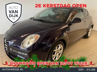 Alfa Romeo MiTo 0.9 TwinAir Distinctive AIRCO CLIMA NAVI CRUISE LEER STOELVERW MULTI STUUR PRIVACY GLAS VELGEN PDC ZEER NETTE AUTO