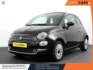 Hoofdafbeelding Fiat 500C Fiat 500 C 1.0 Hybrid Dolcevita Cabrio Cruise control Climate control Radio Elektrische ramen Lichtmetalen velgen