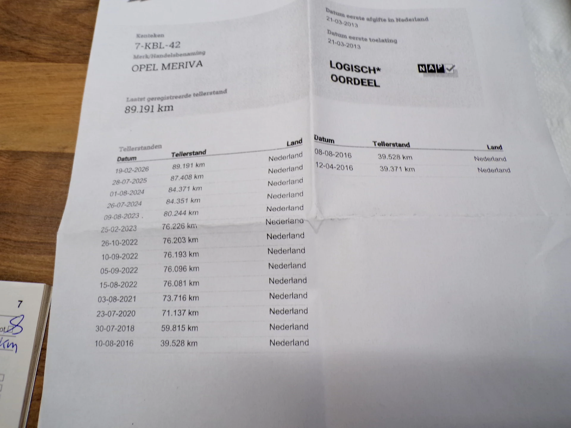 Hoofdafbeelding Opel Meriva